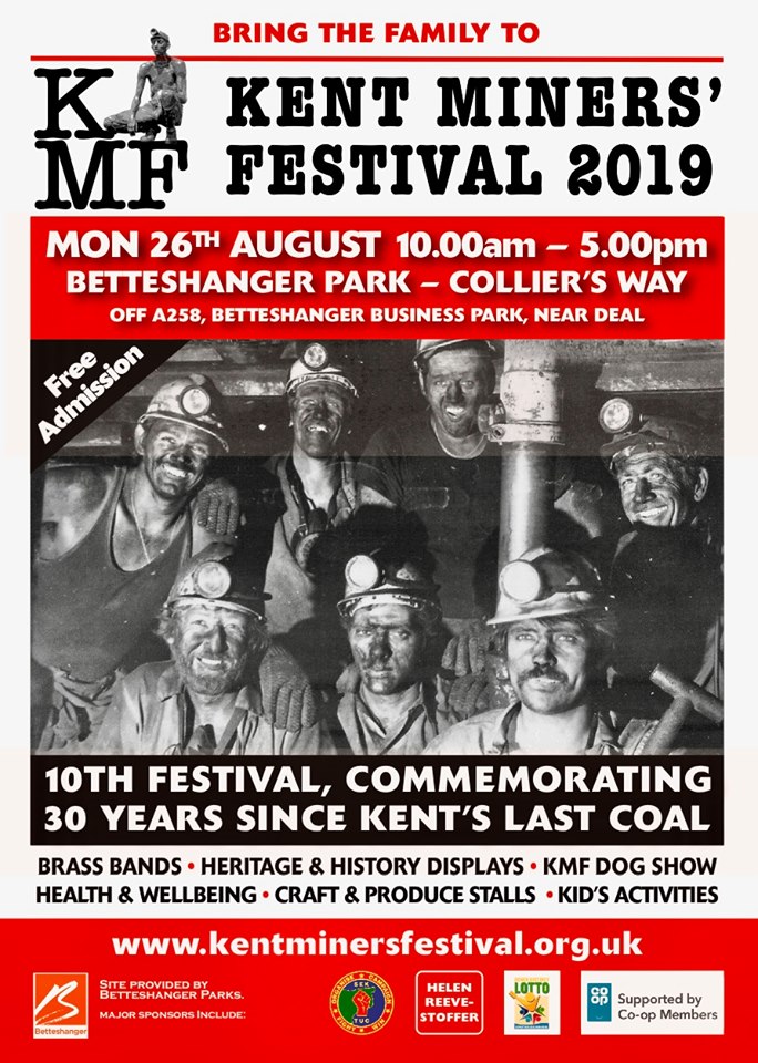 Kent Miners Festival 2019 - POSTER